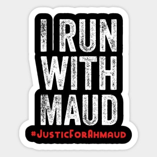 I run with Maud Sticker